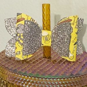 Harry Potter Straw Topper Bow • Hufflepuff
